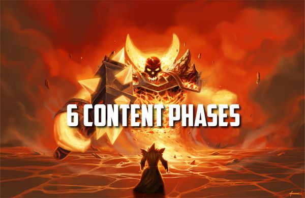 Classic WoW - 6 content phases confirmed