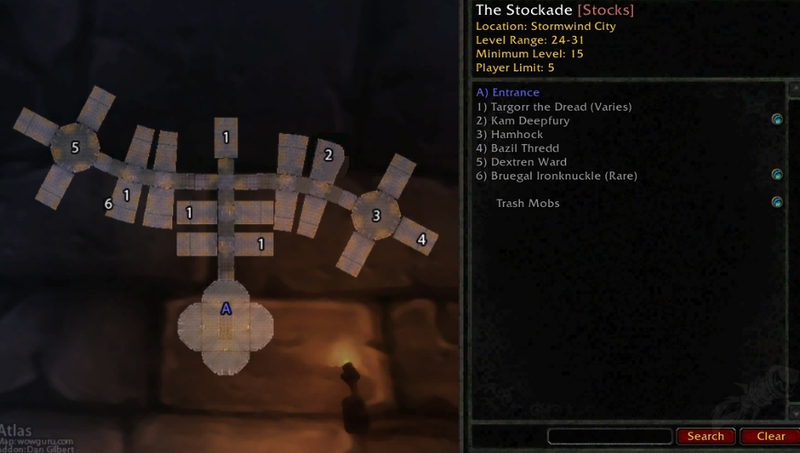 Stockade boss location