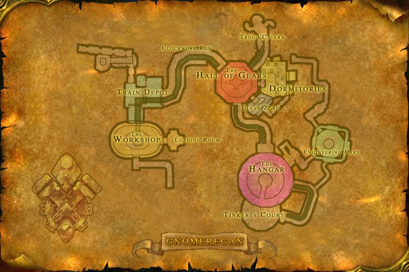 gnomeregan boss location liste