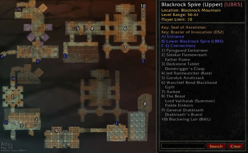 Upper Blackrock Spire boss location