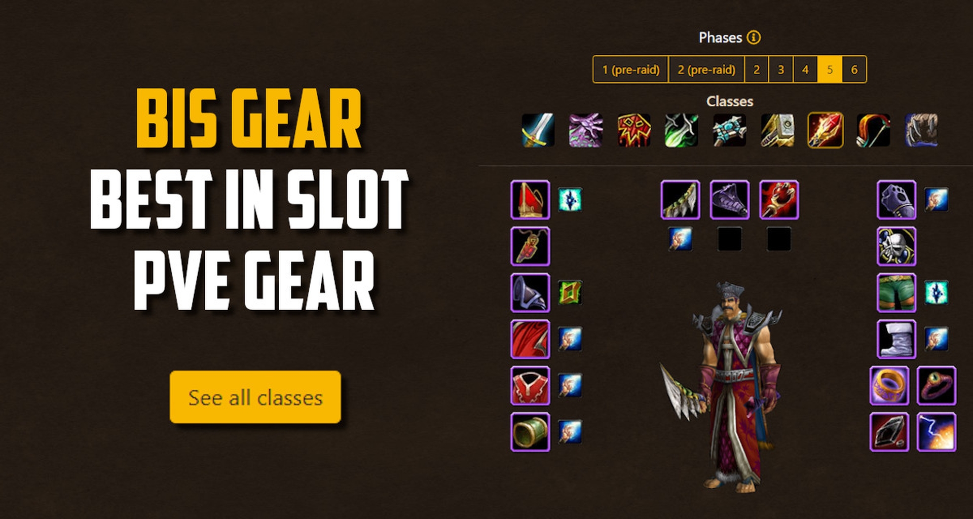 Best In Slot Bis For Classic Wow Pve Gear Guide