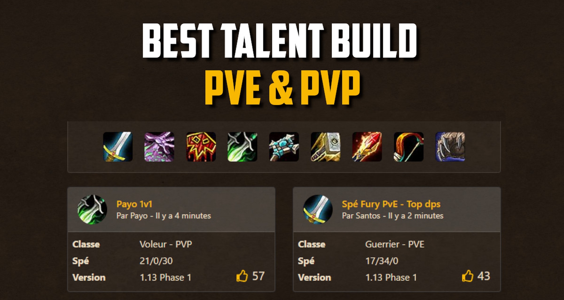 TALENTS YOU WANT TO GO FOR IN A PVE BUILD