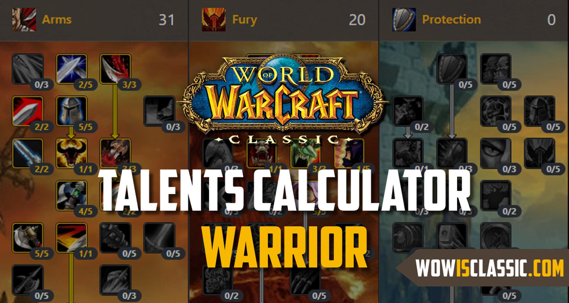 clearly make worse Award Warrior : Talent Calculator for Classic WoW + Top rated build